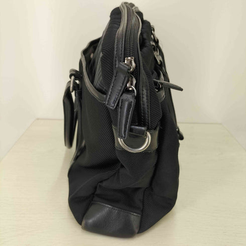 バーバリーブラックレーベル BURBERRY BLACK LABEL ノバチェック 切り替え レザー ハンド ビジネス バッグ メンズ