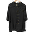 CAFE HAVANA ヘリンボーン シルク オープンカラーシャツ メンズ import:XL