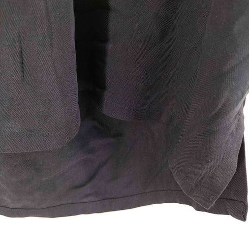 CAFE HAVANA ヘリンボーン シルク オープンカラーシャツ メンズ import:XL