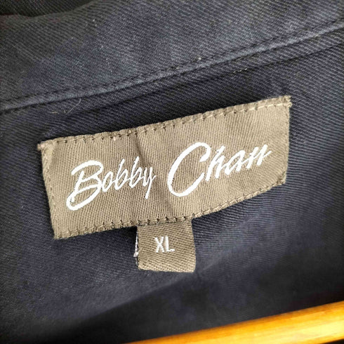 BOBBY CHAN シルク オープンカラーシャツ メンズ import:XL