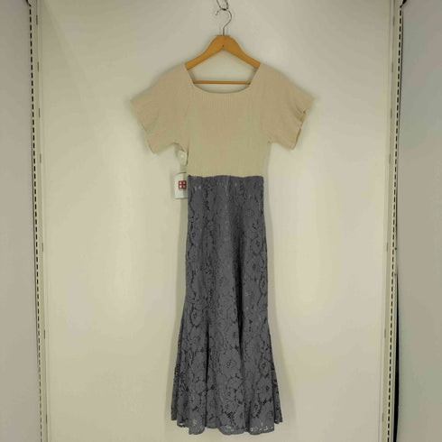 プロポーションバイボディードレッシング PROPORTION BODY DRESSING レースニットドッキングワンピース レディース JPN:M
