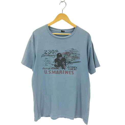 アヴィレックス AVIREX プリントクルーネックTシャツ メンズ JPN:XL
