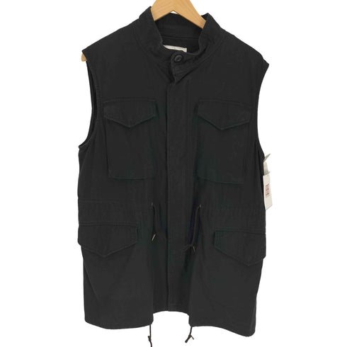 フリークスストア FREAKS STORE 22AW 4P 比翼 フルジップ ミリタリー ベスト ジャケット レディース F