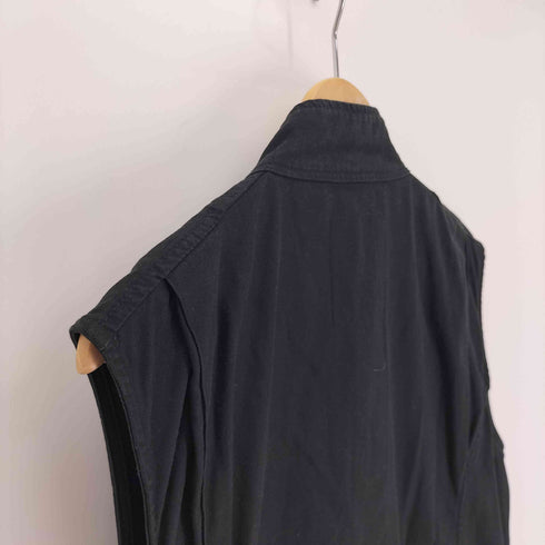 フリークスストア FREAKS STORE 22AW 4P 比翼 フルジップ ミリタリー ベスト ジャケット レディース F