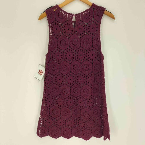 リリーブラウン Lily Brown 20SS クロシェ タンクトップス レディース F