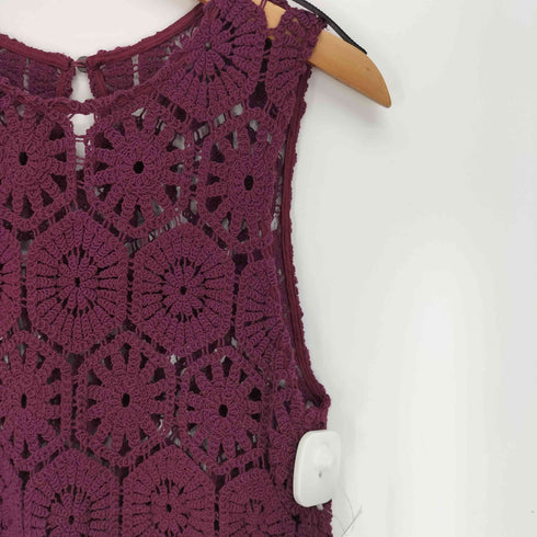 リリーブラウン Lily Brown 20SS クロシェ タンクトップス レディース F