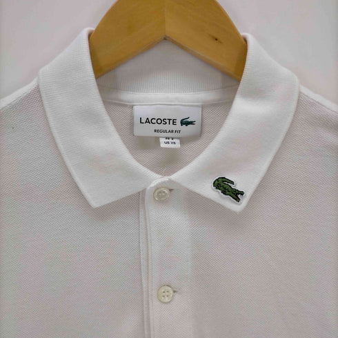 ラコステ LACOSTE 襟ワンポイント刺繍 鹿の子シャツ メンズ JPN:XS