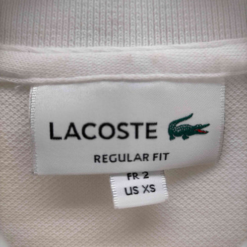 ラコステ LACOSTE 襟ワンポイント刺繍 鹿の子シャツ メンズ JPN:XS