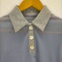 ハニーミーハニー Honey mi Honey sheer chiffon polo tops レディース