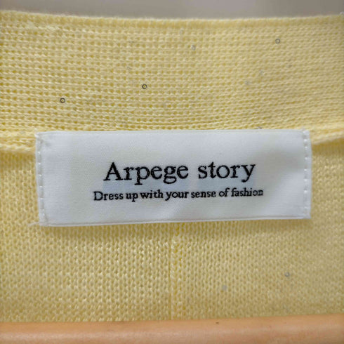 アルページュストーリー Arpege story ミニスパンコールVカーデ レディース JPN:2
