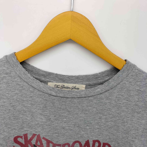 レミレリーフ REMI RELIEF ダメージ加工 スケートボード クルーネックTシャツ メンズ JPN:S