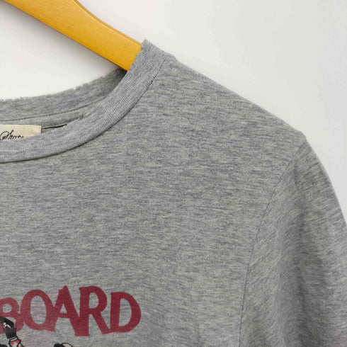 レミレリーフ REMI RELIEF ダメージ加工 スケートボード クルーネックTシャツ メンズ JPN:S
