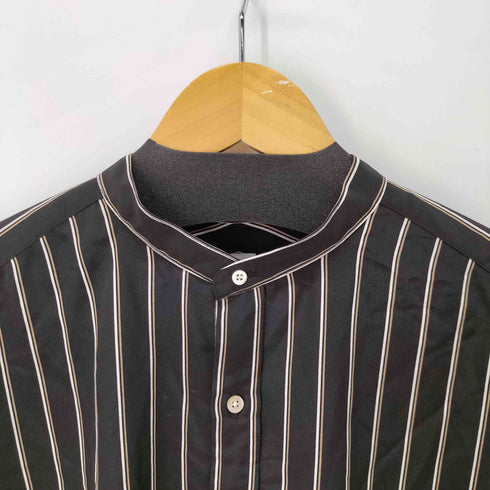 エディフィスラブークル EDIFICE LA BOUCLE 23SS ストライプスタンドカラーシャツ メンズ JPN:2