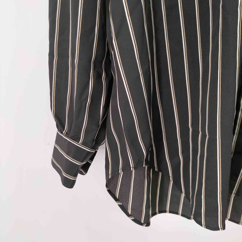 エディフィスラブークル EDIFICE LA BOUCLE 23SS ストライプスタンドカラーシャツ メンズ JPN:2