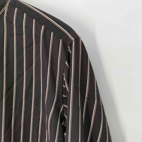 エディフィスラブークル EDIFICE LA BOUCLE 23SS ストライプスタンドカラーシャツ メンズ JPN:2