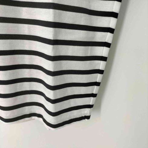 エディフィス EDIFICE S/S ボーダーモックネックTシャツ メンズ JPN:3