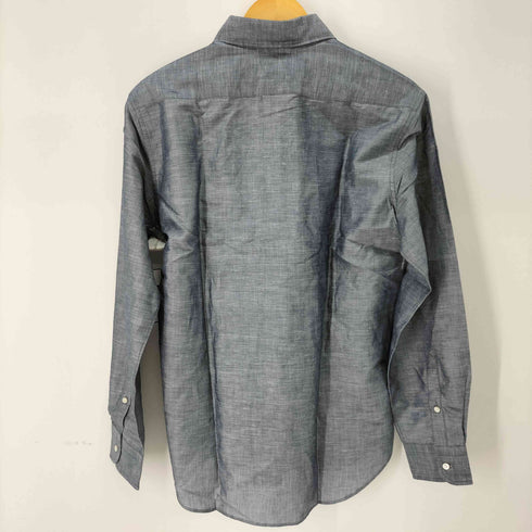 エディフィス EDIFICE L/S リネン混シャツ メンズ import:L