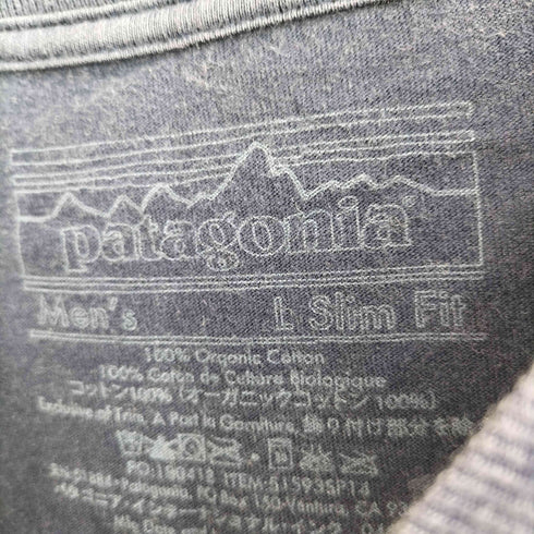 パタゴニア patagonia Slim Fit LIVE SIMPLY プリントカットソー メンズ L