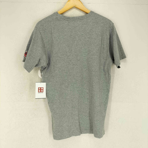 アベイシングエイプ A BATHING APE 90-00s チェックロゴ刺繍クルーネックTシャツ メンズ JPN:L