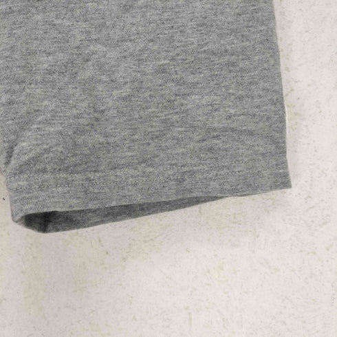 アベイシングエイプ A BATHING APE 90-00s チェックロゴ刺繍クルーネックTシャツ メンズ JPN:L