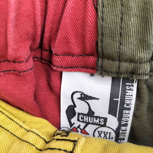 チャムス CHUMS クレイジーパターン クライミング ハーフパンツ メンズ XXL