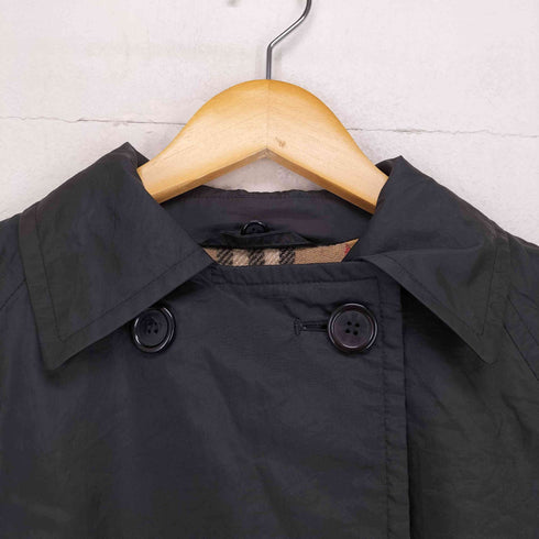 バーバリーズ BURBERRYS MADE IN ENGLAND 裏地ノバチェックショートトレンチコート レディース
