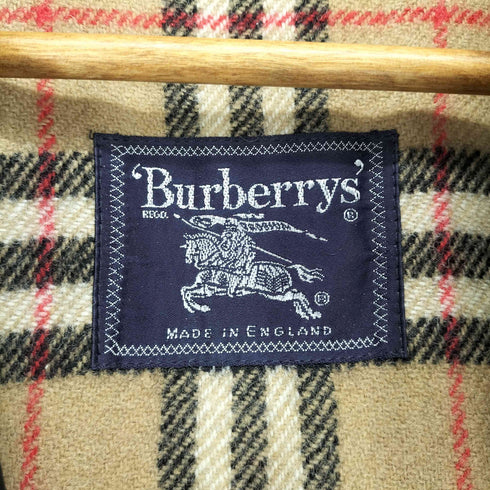 バーバリーズ BURBERRYS MADE IN ENGLAND 裏地ノバチェックショートトレンチコート レディース