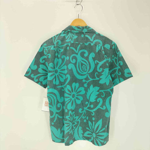 M.NII USA製 総柄アロハシャツ メンズ JPN:M