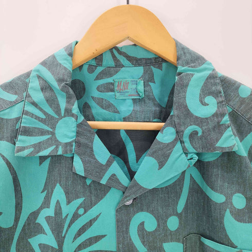 M.NII USA製 総柄アロハシャツ メンズ JPN:M
