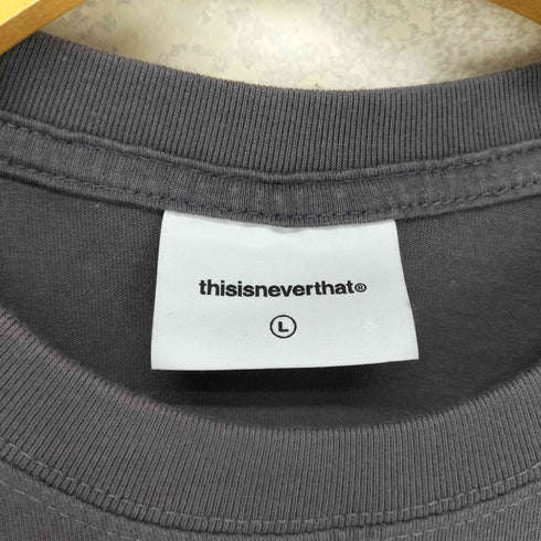 ディスイズネバーザット thisisneverthat 両面プリントクルーネックTシャツ メンズ JPN:L