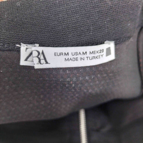 ザラ ZARA モノグラム柄 フロントジップ タイト スカート レディース JPN:M