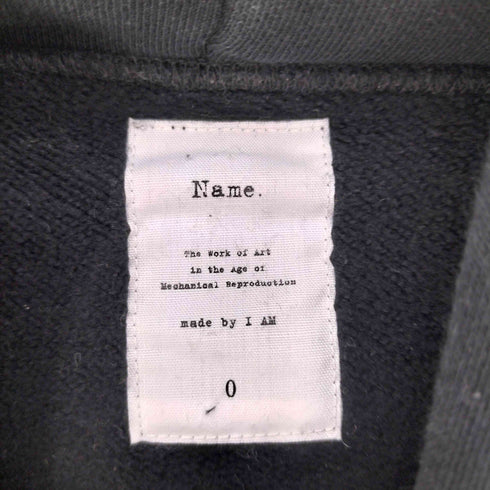 ネーム Name. 19AW RAISED BACK HOODED SWEATER レイズド バック フーディッド セーター パーカー メンズ JPN:0