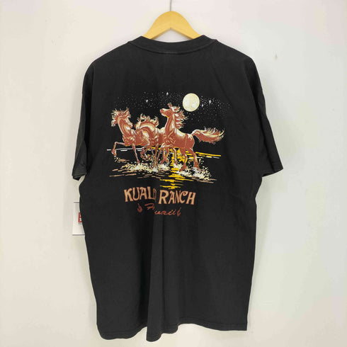 ヘインズ Hanes 90-00s BEEFY KUALOA RANCH プリント Tシャツ メンズ import:XL