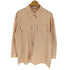 ザラ ZARA コットン ポリ フラップポケット L/S ストライプ シャツ レディース import:L