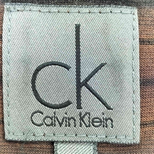 シーケーカルバンクライン ck Calvin Klein ボーダー クルーネック Tシャツ メンズ 4L