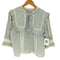 ビームスボーイ BEAMS BOY 20SS ヴィンテージ レース デタッチカラー 7分袖シャツ レディース ONE SIZE