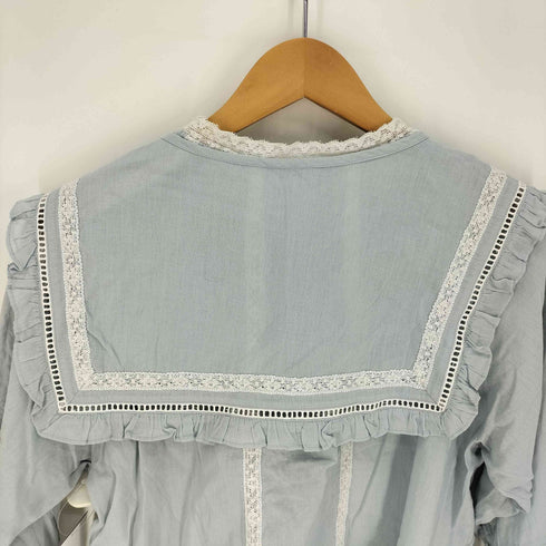 ビームスボーイ BEAMS BOY 20SS ヴィンテージ レース デタッチカラー 7分袖シャツ レディース ONE SIZE