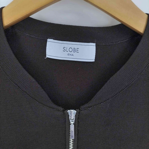 スローブイエナ SLOBE IENA 23SS ニット ショート ブルゾン ジャケット レディース FREE