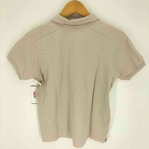 サリースコット Sally Scott 丸襟 チビ襟 ワンポイントロゴ S/S 鹿の子 ポロシャツ レディース import:M