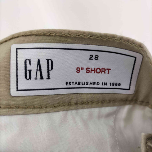 ギャップ Gap 22SS 9 SHORT JAC LTWT POPLI ICONIC ポプリン アイコニック コットン チノ ショートパンツ ショーツ レディース 28