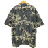 クイックシルバー Quiksilver 竹 プリント アロハシャツ メンズ import:XL