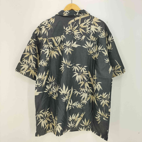 クイックシルバー Quiksilver 竹 プリント アロハシャツ メンズ import:XL