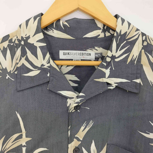 クイックシルバー Quiksilver 竹 プリント アロハシャツ メンズ import:XL
