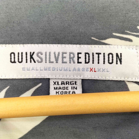 クイックシルバー Quiksilver 竹 プリント アロハシャツ メンズ import:XL