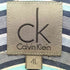 カルバンクライン CALVIN KLEIN ストライプ 比翼 半袖シャツ メンズ 4L
