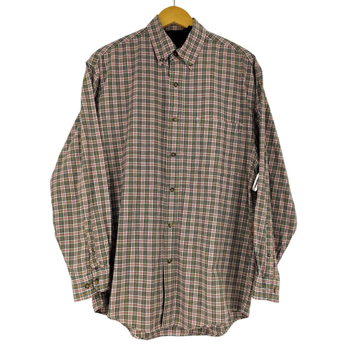エディーバウアー Eddie Bauer 90S L/S BDチェックシャツ メンズ import:S