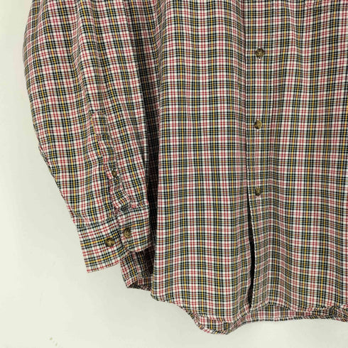 エディーバウアー Eddie Bauer 90S L/S BDチェックシャツ メンズ import:S