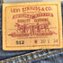 リーバイス Levis 512 ストレートデニムパンツ メンズ 30×34