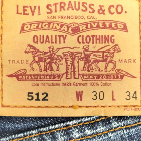 リーバイス Levis 512 ストレートデニムパンツ メンズ 30×34