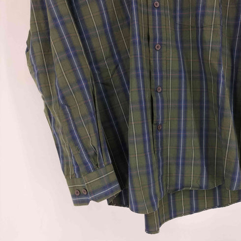 ヴァンヒューゼン VAN HEUSEN L/S BDチェックシャツ メンズ JPN:S
